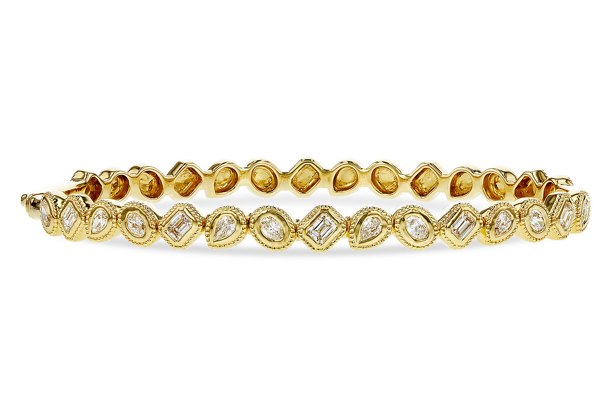 G302-44076: BANGLE 1.00 TW FANCY CUT DIAS