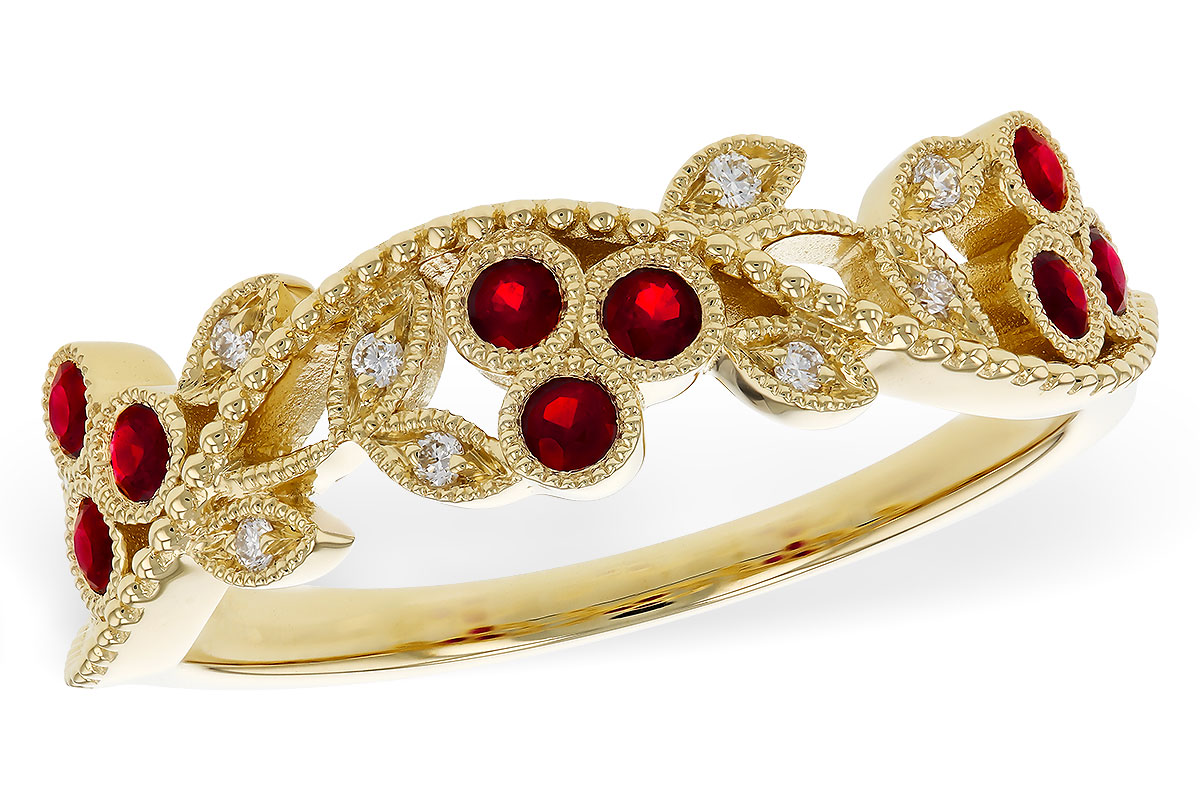 G302-44913: LDS DIA RG .22 RUBY TW .28 TGW