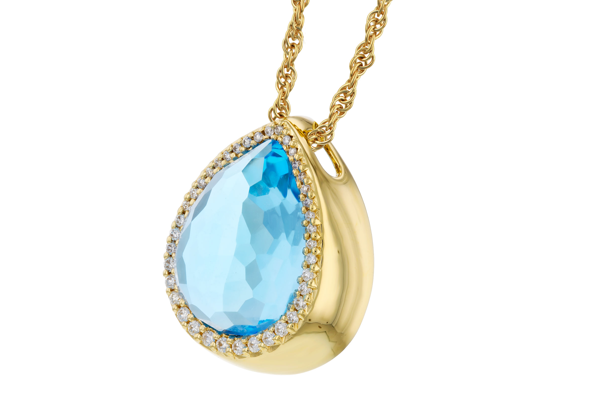 G303-28622: NECK 5.78 LONDON BLUE TOPAZ 5.92 TGW (14x10MM)