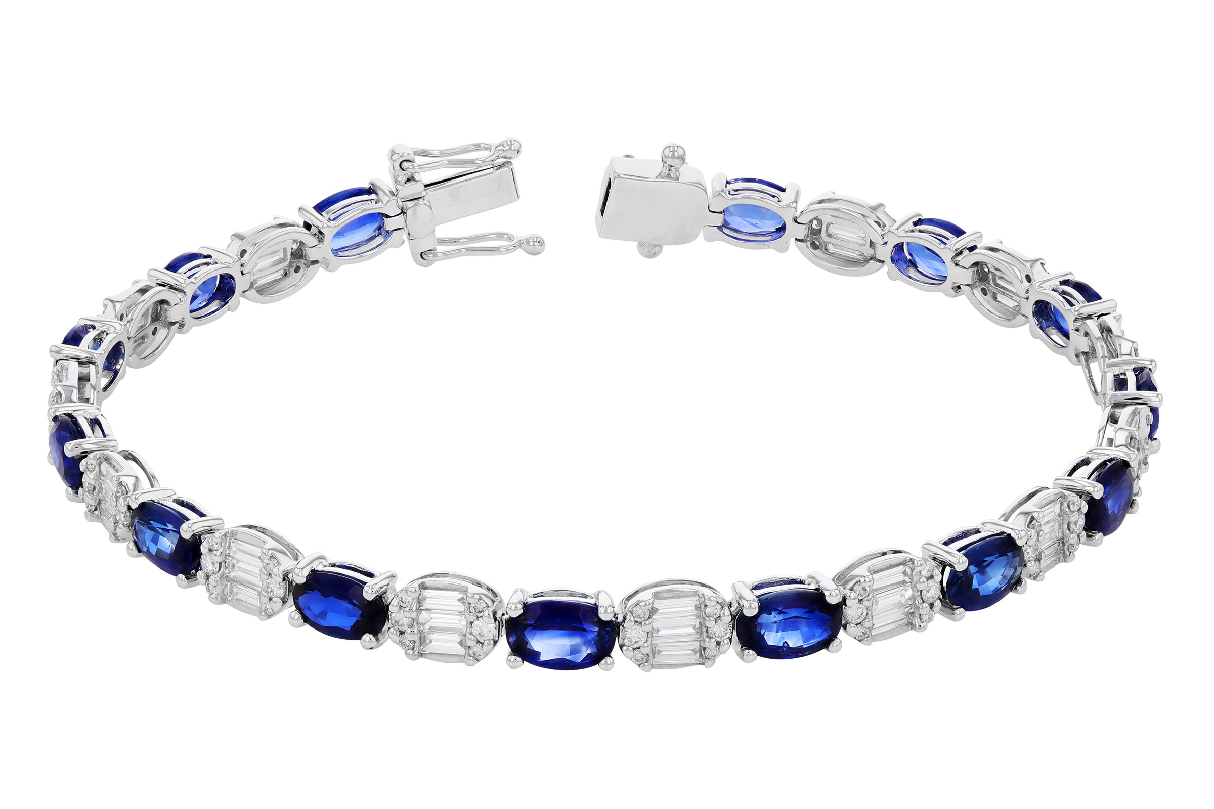 G303-28631: BRACELET 7.28 TW SAPPHIRE 8.98 TGW (7")