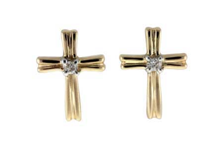 H027-89494: EARRINGS .03 TW