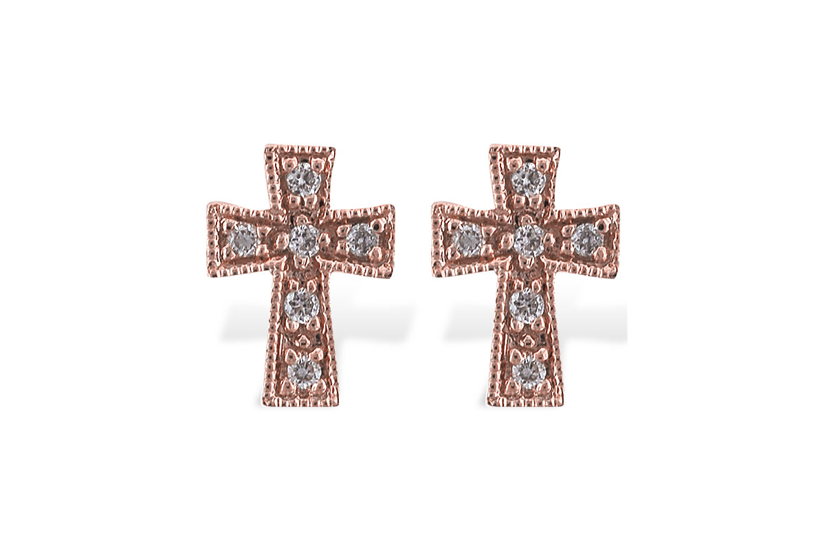 H027-90431: EARRINGS .06 TW