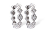 H028-73094: EARRINGS .22 TW