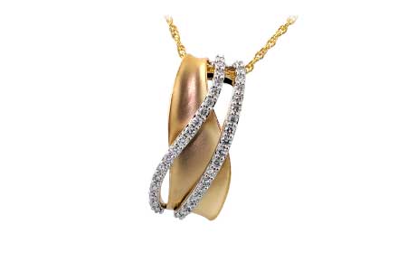 H211-49494: NECKLACE .28 TW