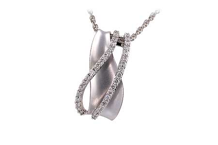 H211-49494: NECKLACE .28 TW
