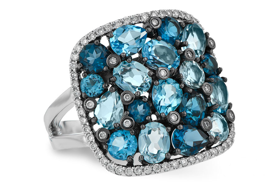 H215-14031: LDS RG 3.67 BLUE TOPAZ 3.94 TGW