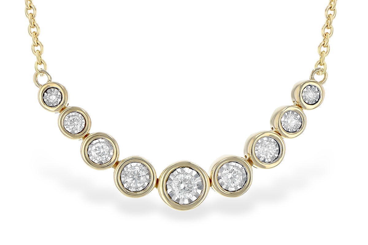 H217-86749: NECKLACE .25 TW (18")