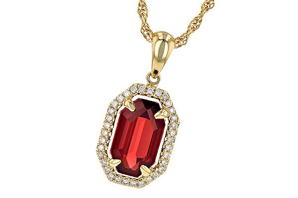 H217-87694: NECK 1.66 GARNET 1.75 TGW