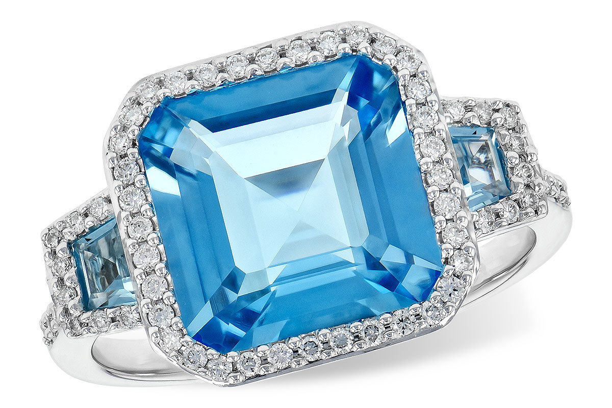 H217-89503: LDS RG 4.40 TW BLUE TOPAZ 4.60 TGW