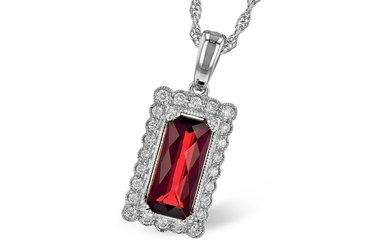 H300-55858: NECK 1.80 GARNET 1.95 TGW