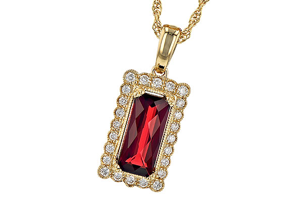 H300-55858: NECK 1.80 GARNET 1.95 TGW