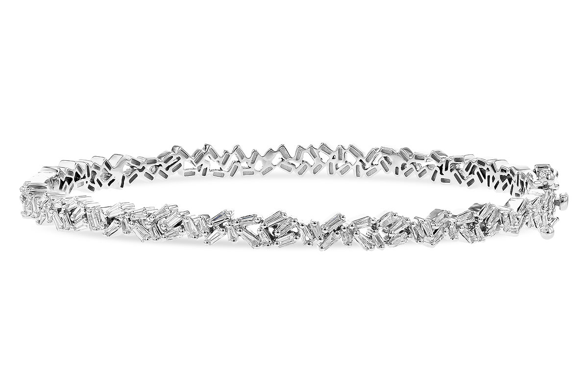 H300-55867: BANGLE .84 TW BAGUETTE DIAS