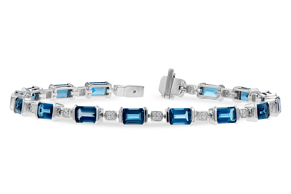 H300-56767: BRACELET 7.90 LONDON BLUE TOPAZ 8.13 TGW