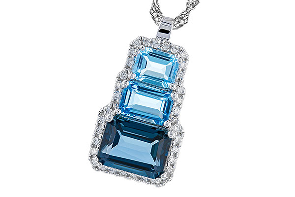 H301-48622: NECK 2.48 TW BLUE TOPAZ 2.64 TGW