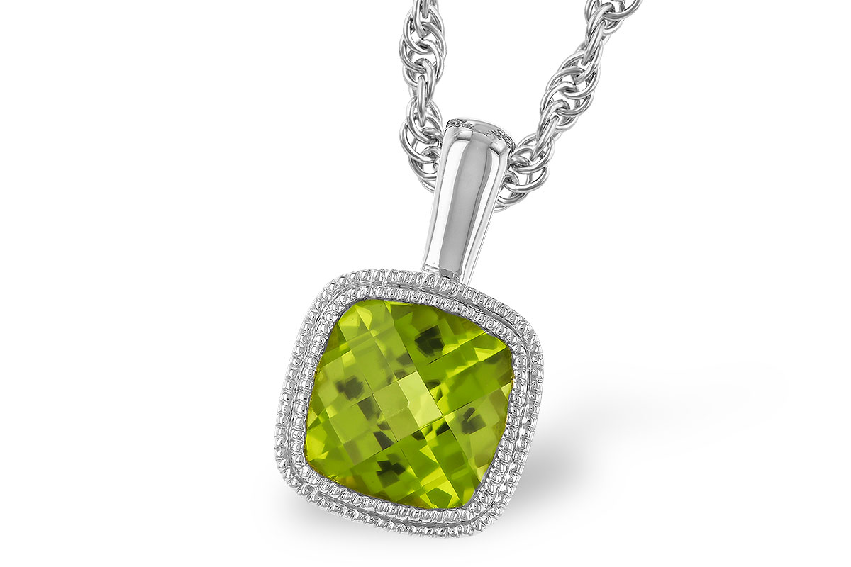 H301-51358: NECKLACE .95 CT PERIDOT