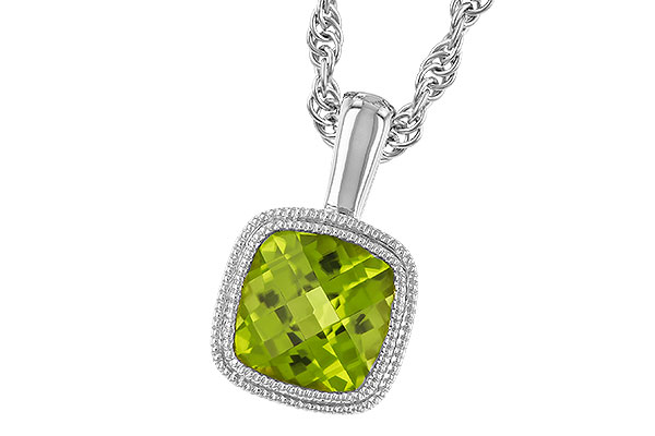 H301-51358: NECKLACE .95 CT PERIDOT