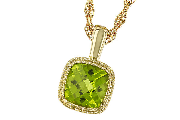 H301-51358: NECKLACE .95 CT PERIDOT