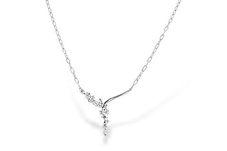 H301-52222: NECKLACE 1.22 TW FANCY CUT DIAMONDS (18")