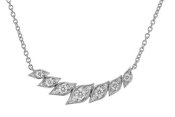 H302-36758: NECKLACE .36 TW