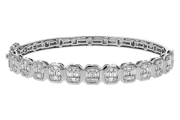 H302-36794: BANGLE .81 TW BAGUETTE 1.00 TW