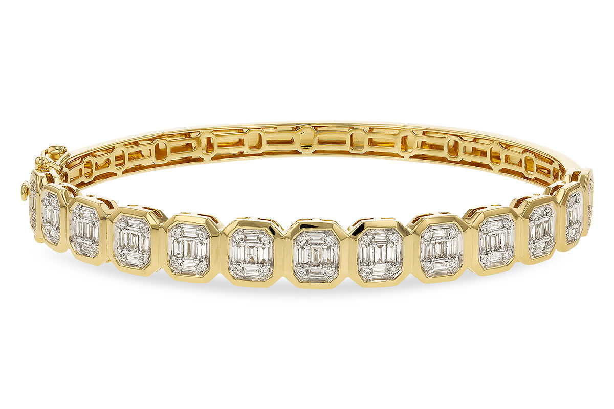 H302-36794: BANGLE .81 TW BAGUETTE 1.00 TW