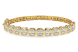 H302-36794: BANGLE .81 TW BAGUETTE 1.00 TW