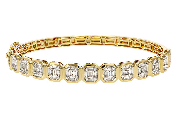 H302-36794: BANGLE .81 TW BAGUETTE 1.00 TW