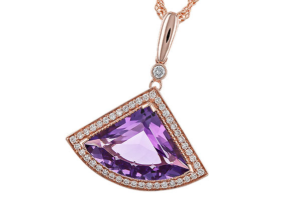 H302-38558: NECKLACE 2.80 AMETHYST 2.97 TGW