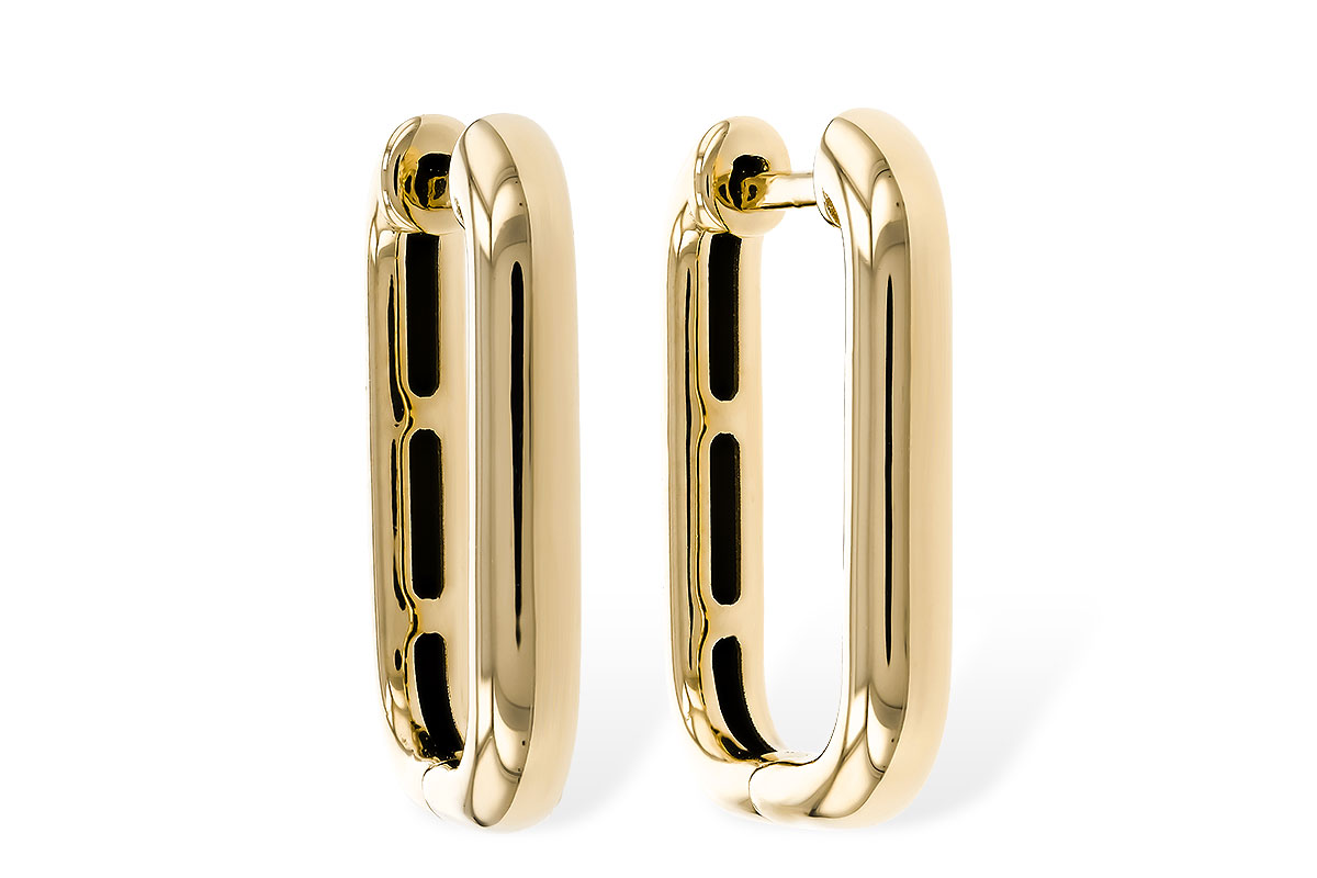 H302-42267: GOLD EARRINGS (18MM)