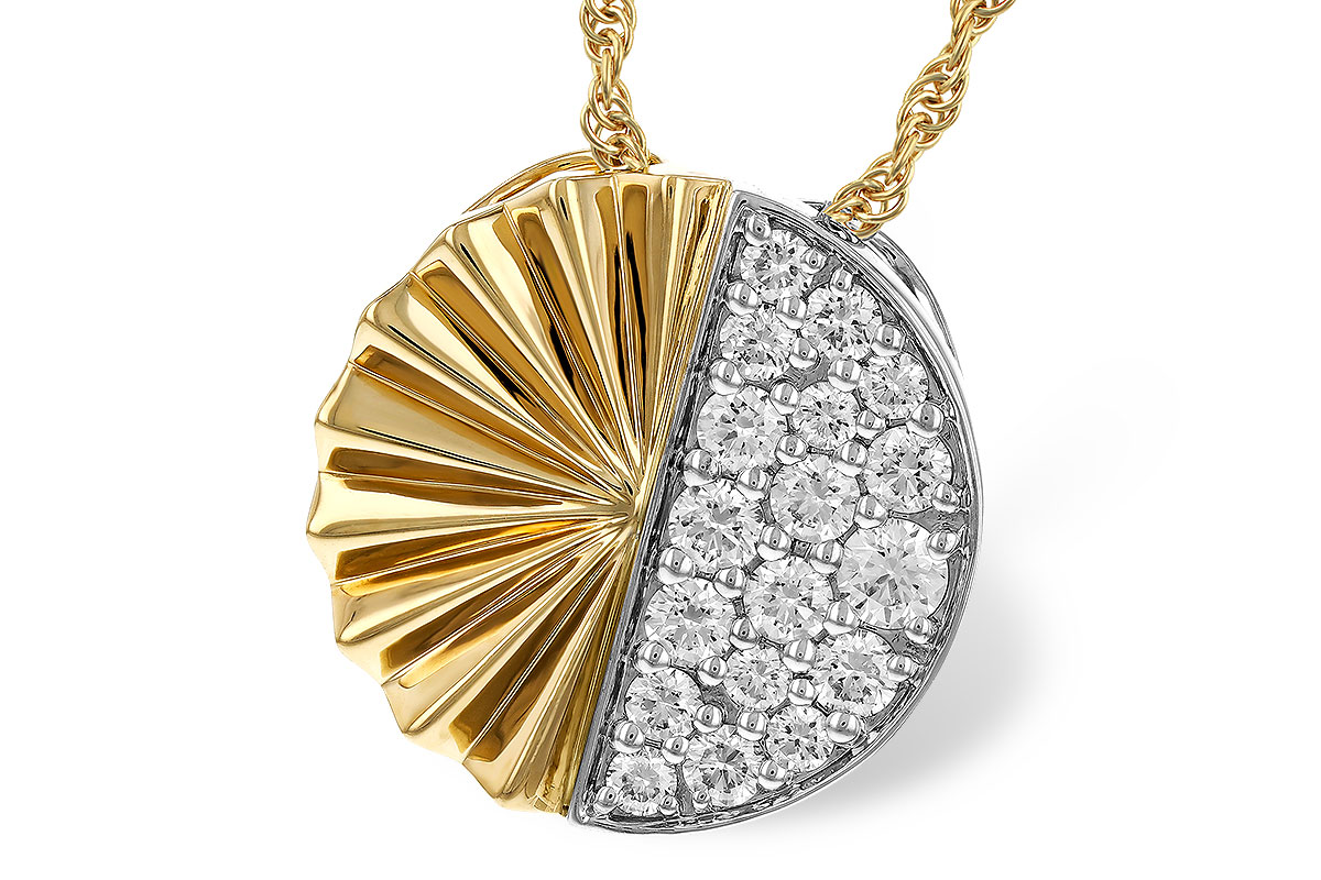 H302-43094: NECKLACE .50 TW