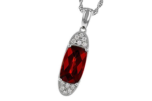H302-43103: NECK 2.45 GARNET 2.55 TGW