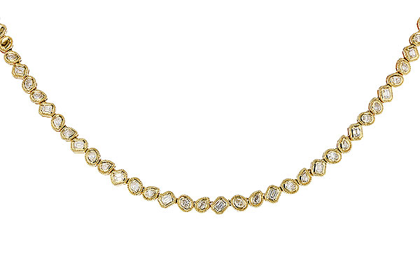 H302-44076: NECKLACE 2.25 TW FANCY CUT DIAS (17.25")