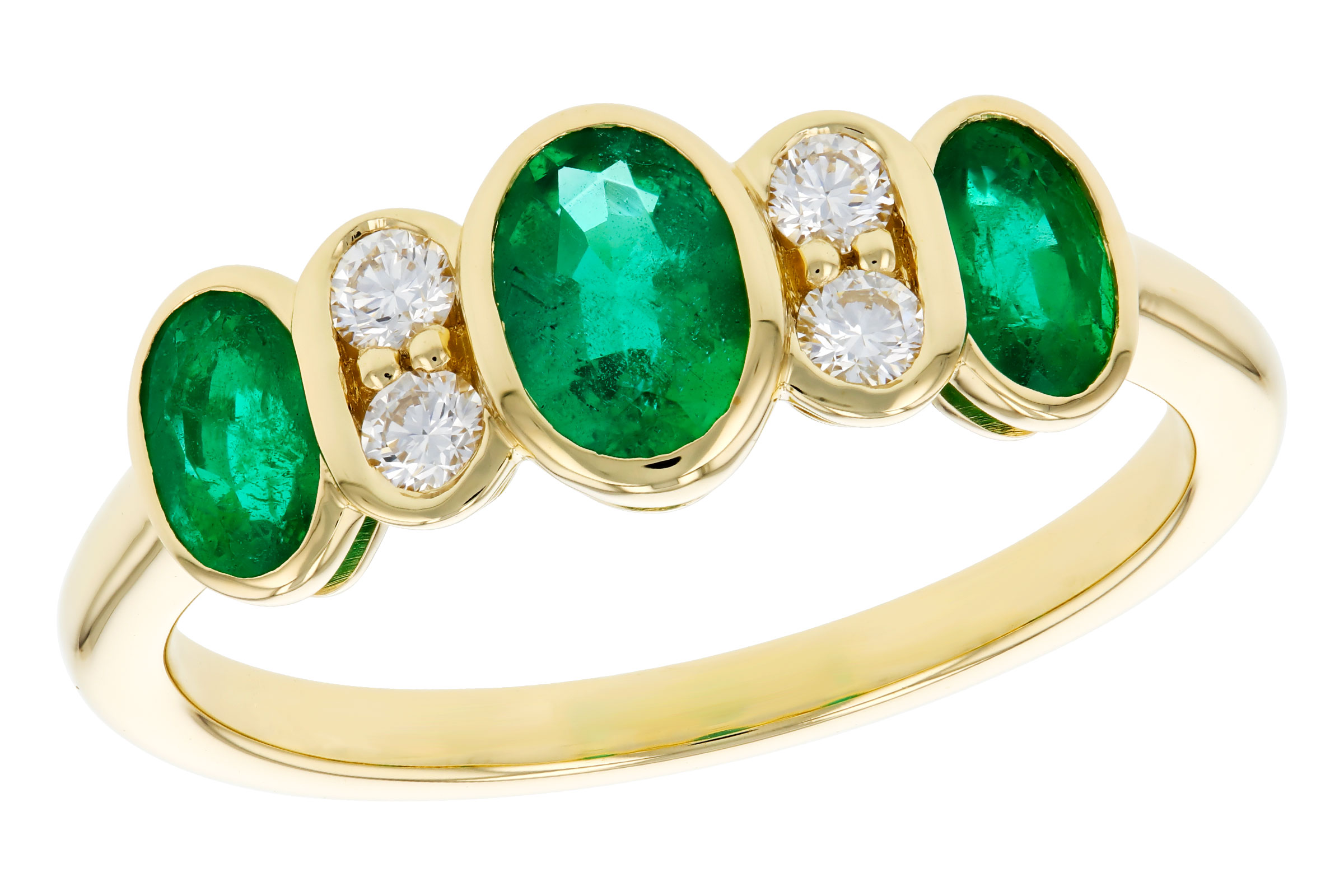 H303-30394: LDS RG .90 TW EMERALD 1.05 TGW