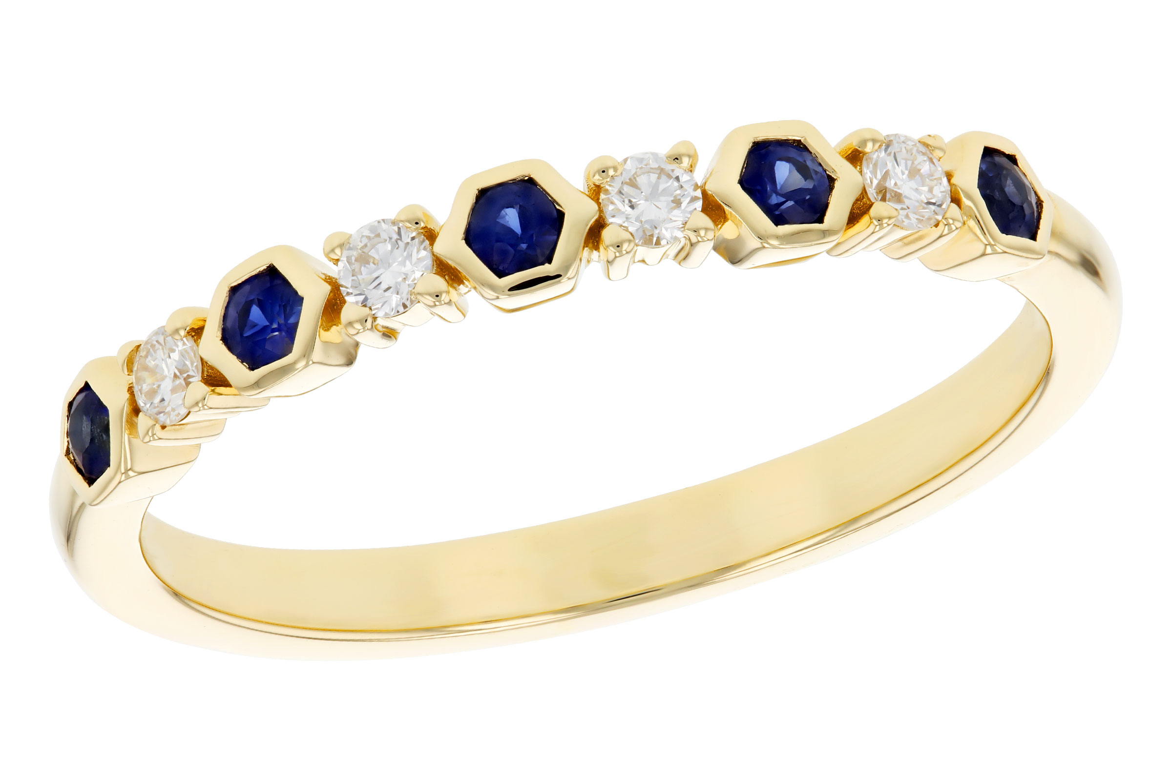 H303-30403: LDS WED RG .14 TW SAPPHIRE .24 TGW