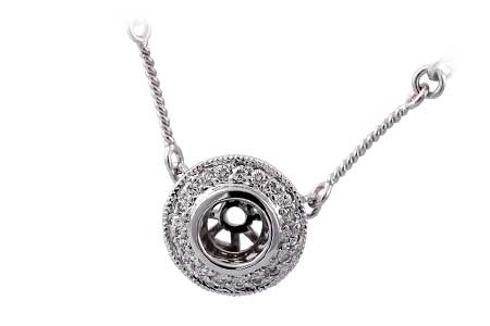 K124-24049: SEMI-NECKLACE .16 TW