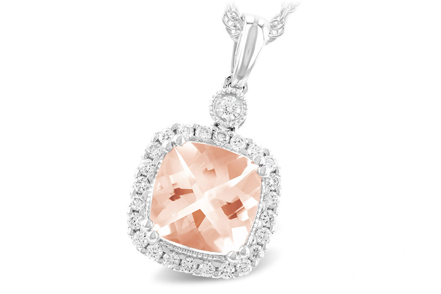 K214-20412: NECK 1.09 MORGANITE 1.26 TGW (7MM MORG)