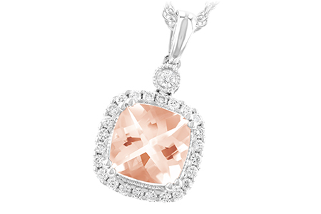 K214-20412: NECK 1.09 MORGANITE 1.26 TGW (7MM MORG)