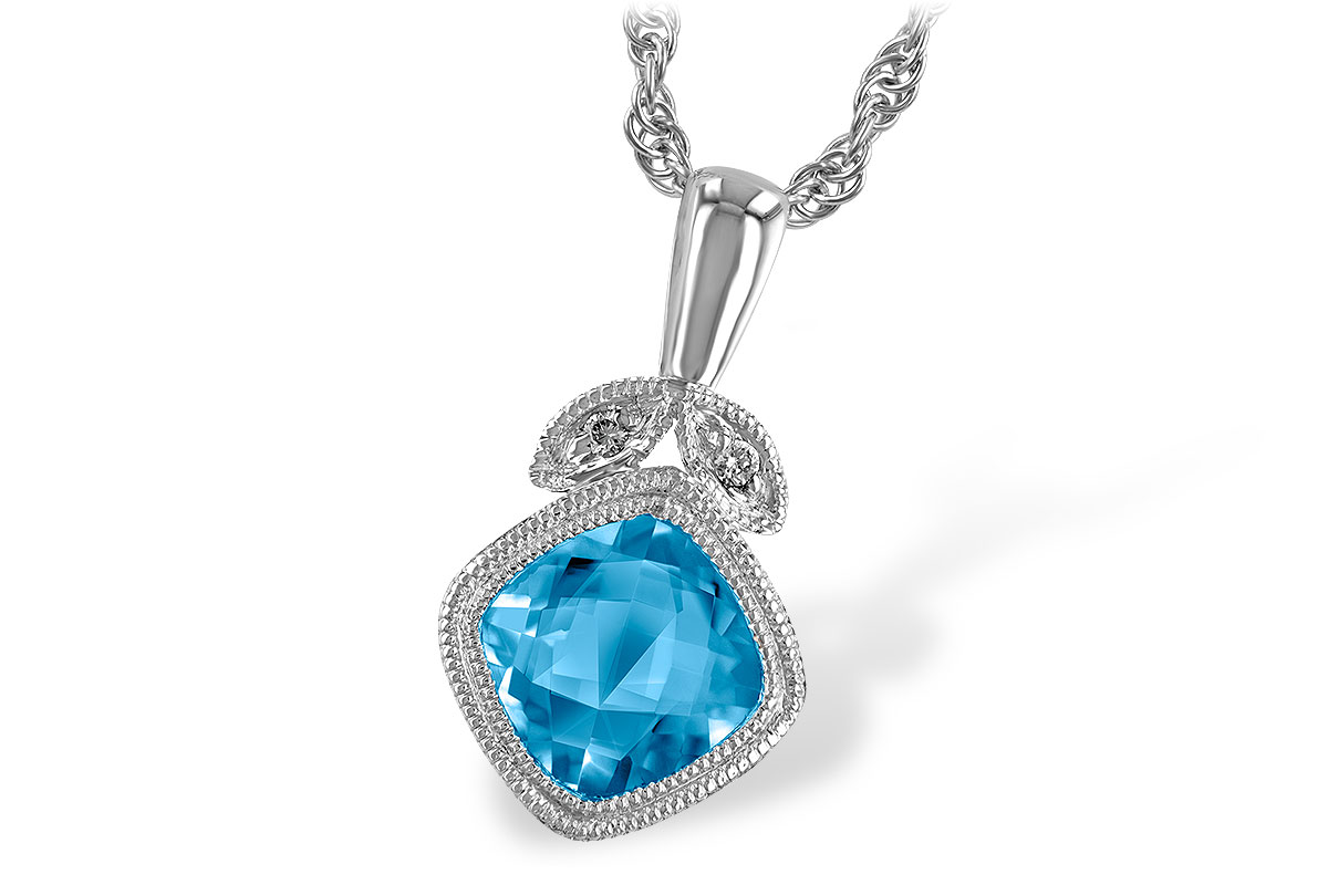 K214-24949: NECK 1.05 BLUE TOPAZ 1.06 TGW