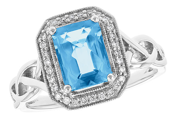 K215-12194: LDS RG 1.77 BLUE TOPAZ 1.88 TGW