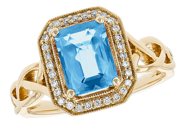 K215-12194: LDS RG 1.77 BLUE TOPAZ 1.88 TGW