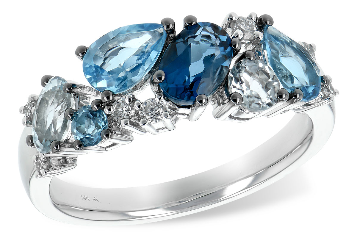 K216-91358: LDS RG 2.05 BLUE TOPAZ 2.16 TGW