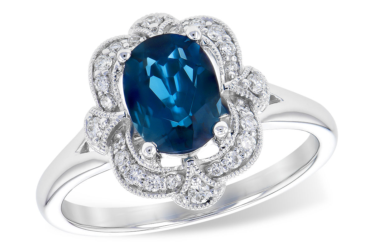 K300-61303: LDS RG 1.35 LONDON BLUE TOPAZ 1.50 TGW