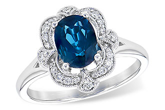 K300-61303: LDS RG 1.35 LONDON BLUE TOPAZ 1.50 TGW