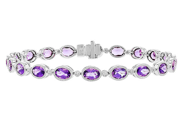 K301-47703: BRACELET 6.86 TW AMETHYST 6.90 TGW