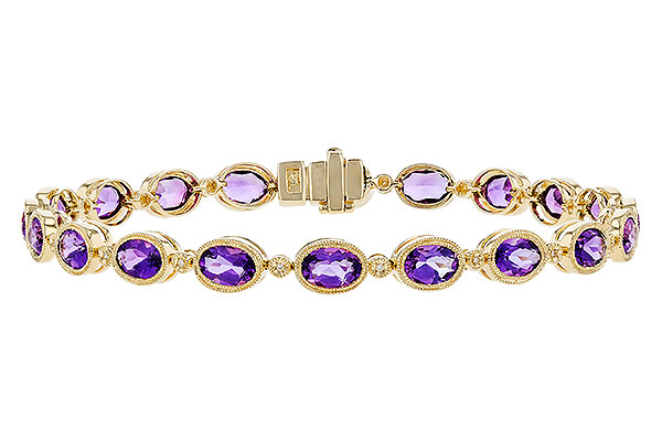 K301-47703: BRACELET 6.86 TW AMETHYST 6.90 TGW