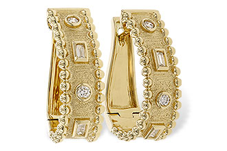 K301-52231: EARRINGS .09 BAG .18 TW