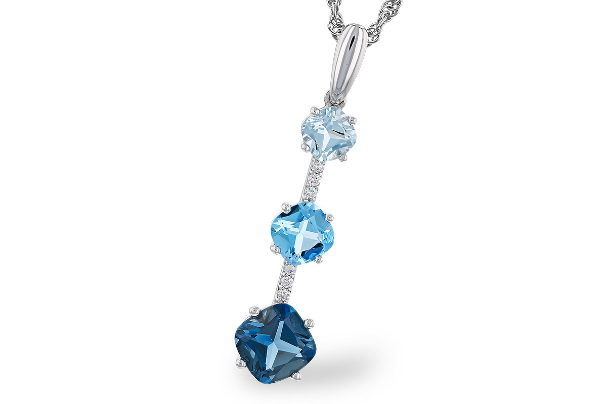 K302-37703: NECK 1.87 TW BLUE TOPAZ 1.90 TGW