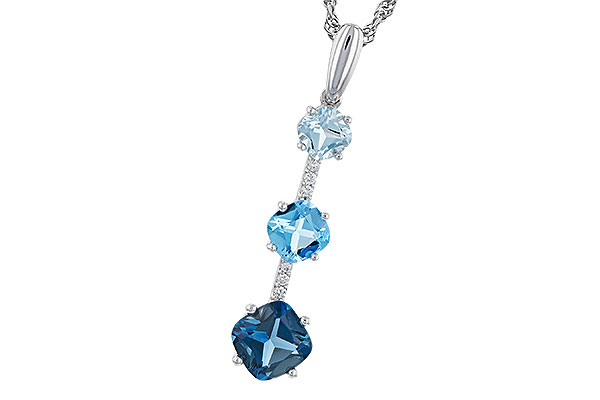 K302-37703: NECK 1.87 TW BLUE TOPAZ 1.90 TGW