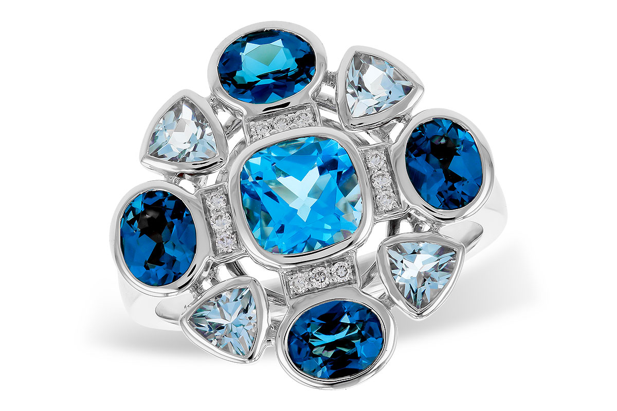 K302-39467: LDS RG 3.19 TW BLUE TOPAZ 3.25 TGW