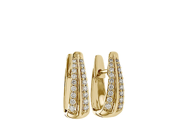 K302-39503: EARRINGS .25 TW